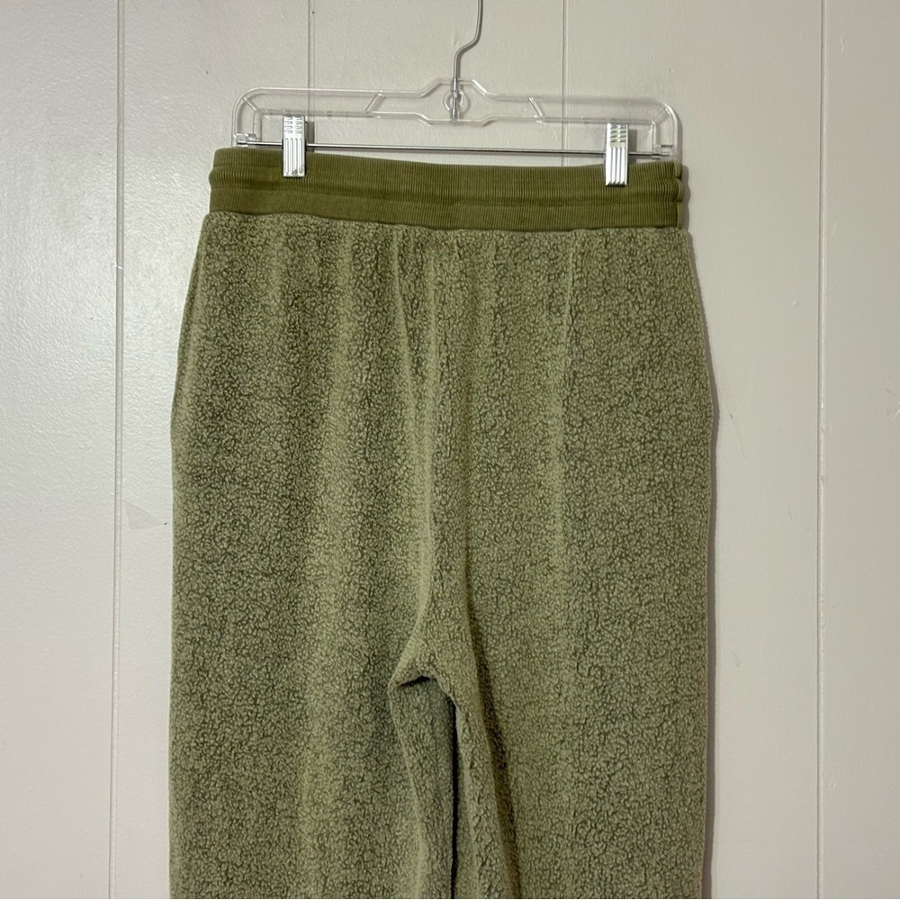 People of Leisure Green Joggers Size L Organic Cozy Lounge Sweatpants - Picture 8 of 11